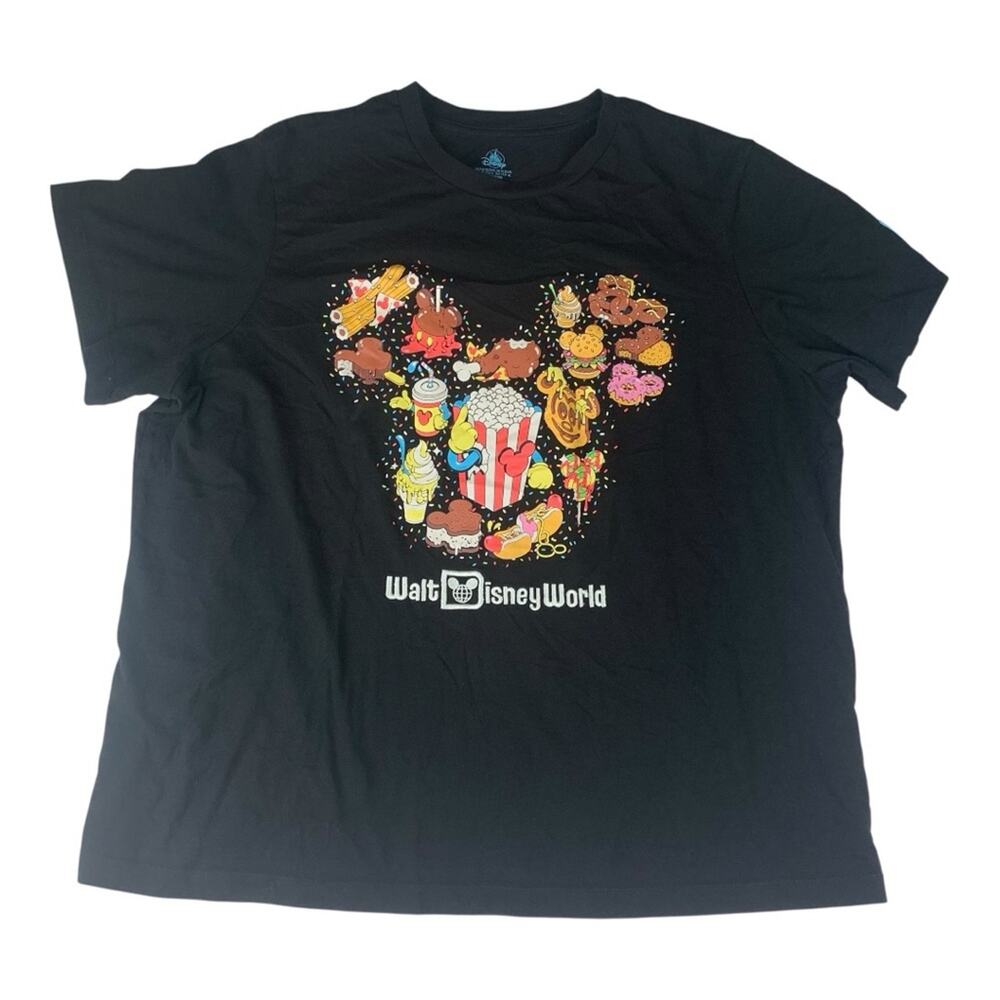 Disney Eats size XL Black short sleeve exclusive Parks shirt food Mickey mouse